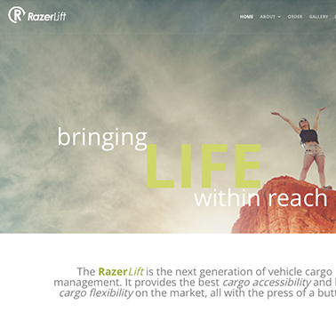 RazerLift Website